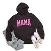 Simply Sage Market Women's Graphic Hoodie Mama Pink Hearts - 2 of 3