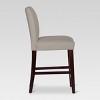 Skyline Furniture 25" Velvet Parsons Counter Height Barstool Wood - 3 of 4