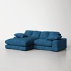 Lesly Modern Square Arm Polyester Fabric Deep-Seated Sectional Sofa - 4 of 4