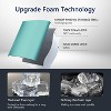 ZAFRO Ice Makers Countertop, Portable Ice Machine Maker with Handle, Self-Cleaning, 26Lbs/24H, 9 Cubes Ready in 6 Mins, (Green) - 2 of 4