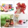 Unique Bargains Big Pull Bow Organza Gift Wrapping Ribbon for Wedding Car Baskets Presents 10 Pcs - 4 of 4