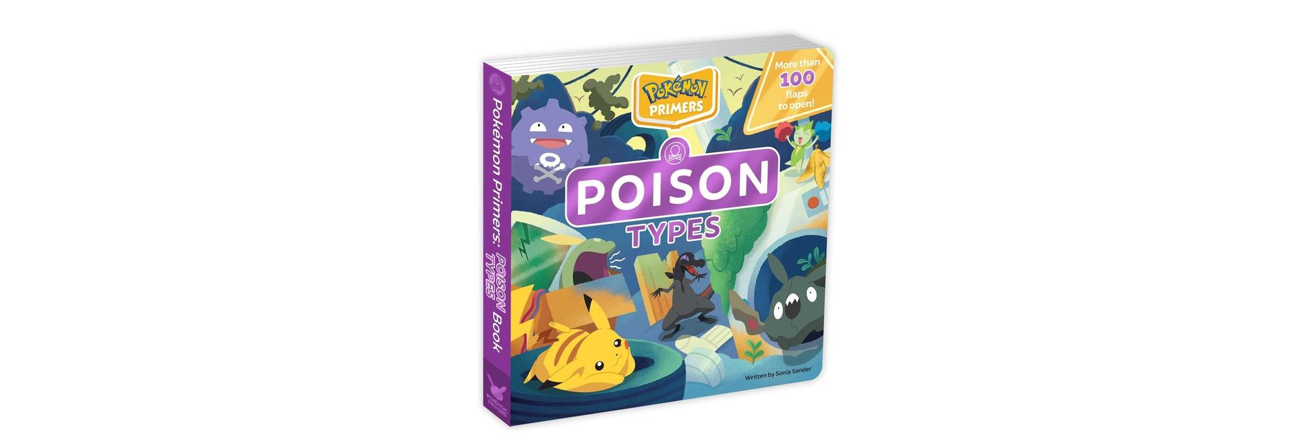 Pokémon Primers: Poison Types Book - (Pokemon Pikachu Press) by  Sonia Sander (Board Book)
