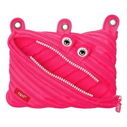 Zipit Monster 3-ring Binder Pencil Pouch, Pink : Target