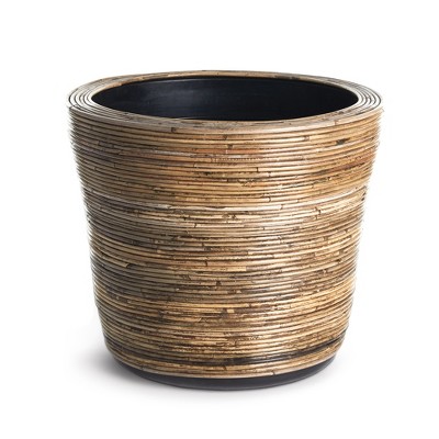 Plum & Post Wrapped Dry Basket Planter 20.75"