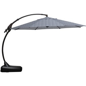 GRANDPATIO Modern 11 Ft Cantilever Sunbrella Umbrella with Base - 1 of 4