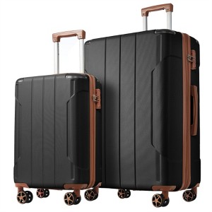 BEAFUP Luggage Sets 2 Piece, Hardshell ABS Lightweight and Expandable(only 28"), Carry-on Luggage with Double Wheels,(20/28) - 1 of 4