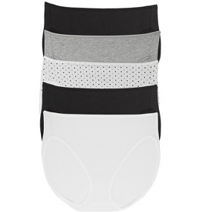 Felina - Cotton Modal Full Coverage Hi-Cut Underwear 5-Pack - Comfortable Cotton Hi-Cut Underwear for Women - 1 of 3