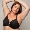 Curvy Couture Women's Plus Size Silky Smooth Micro Unlined Underwire Bra  Black 40c : Target