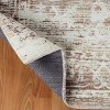 Distressed Rustic Medallion Border Machine Washable Indoor Area Rug or Runner by Blue Nile Mills - image 4 of 4