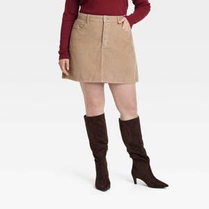 Women's Corduroy Mini Skirt - Universal Thread™ - 1 of 3