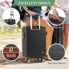 Lightweight Expandable ABS Hardshell Suitcase with TSA Lock, Spinner Wheels, and Telescopic Handle, Hardside Luggage for Men Women - 4 of 4