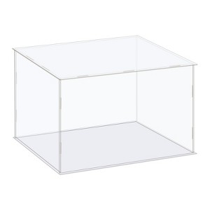 Unique Bargains Acrylic Assembly Dustproof Collectibles Showcase with lid - 1 of 3