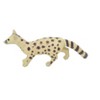 Collectible Wildlife Gifts | Asiatic Spotted Linsang, Plastic Toy Animal,  Gift, Realistic Figure,  Model,  Gift,      2 1/2 "     F1077 B175 - 4 of 4