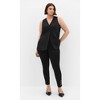 Women's Plus Size Party Fever Pant - black | CITY CHIC - 2 of 4