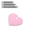 Unique Bargains Lightweight Necklace Bracelet Making Aluminum Blank Pet ID Tags 30 Pcs 1.5" - 4 of 4