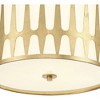 Crystorama Lighting Royston 3 - Light Flush Mount in  Antique Gold - 4 of 4