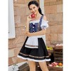 MISSKY Women's Plaid Dress Costumes with Aprons for Carnival Halloween - 4 of 4