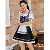 MISSKY Women's Plaid Dress Costumes with Aprons for Carnival Halloween - image 4 of 4