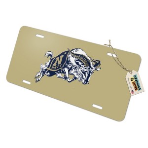 US Naval Academy Secondary Logo Novelty Metal Vanity Tag License Plate - 1 of 4