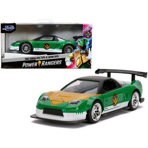 2002 Honda NSX Type-R Japan Spec Green Ranger "Power Rangers" 1/32 Diecast Model Car by Jada - 1 of 4