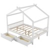 Cesicia Full Size House Platform Bed with Headboard and Footboard, Roof Design - 4 of 4