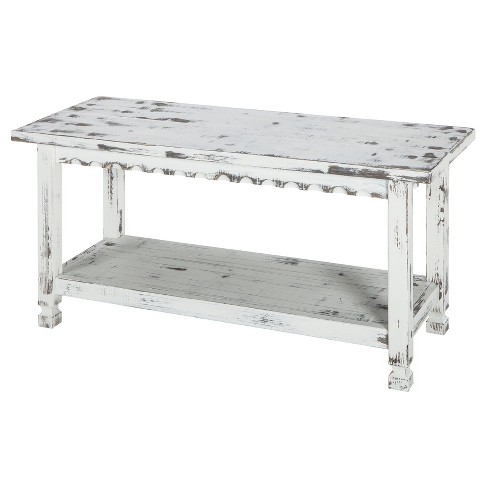36 Bench Hardwood White Alaterre Furniture Target