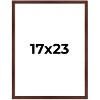 PosterPalooza | Classic Modern Brown Picture Frame - UV Acrylic, Foam Board Backing, Hanging Hardware - 2 of 4