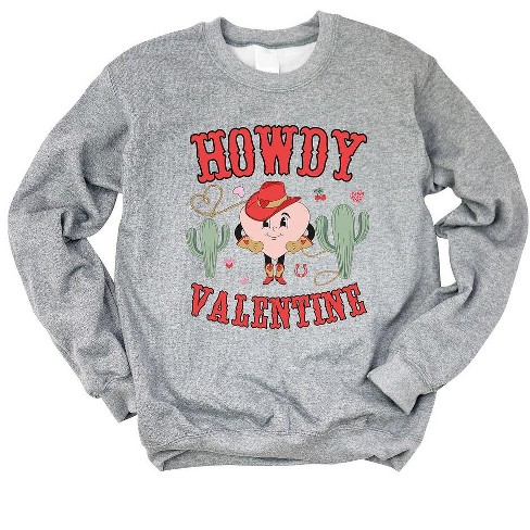 Simply Sage Market Women's Graphic Sweatshirt Howdy Valentine