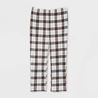plus size women's plaid pants