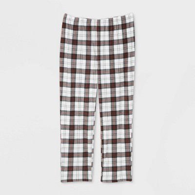 plus size plaid pajama pants