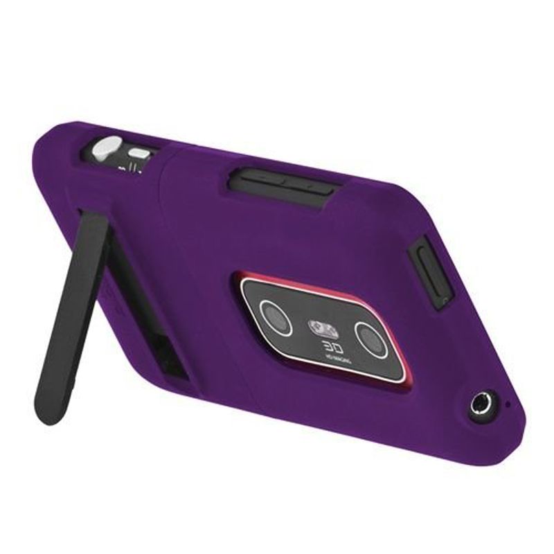 Seidio Surface Case with Kickstand for HTC EVO 3D (Amethyst Purple), 4 of 5