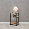 Tall Nightstand, Small End Table, Side Table for Bedroom, Living Room, Office, Bathroom - 3 of 4