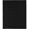 Unique Loom Solid Shag Solid Indoor Woven Area Rug - 2 of 4