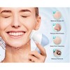 COSLUS Powered Facial Cleansing Brush: Rechargeable Electric Face Cleanser for Sensitive & Acne-Prone Skin, 3 Brush Heads, 3 Speeds, 2 Directio - 2 of 4