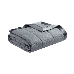 Parkman Oversized Down Alternative Blanket with Satin Trim - 1 of 4