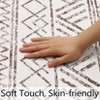 Boho Machine Washable Area Rug Modern Geometric Non-Slip Accent Rug Farmhouse Carpet - 4 of 4