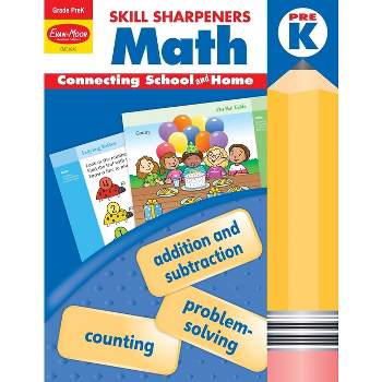 Skill Sharpeners: Math, Prek Workbook - by  Evan-Moor Educational Publishers (Paperback)