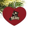 Lenoir-Rhyne University Primary Logo Heart Love Wood Christmas Tree Holiday Ornament - 2 of 3