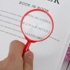 Unique Bargains Magnifying Handheld Magnifier 3X Magnification Acrylic 6cm 1 Pcs - 3 of 4
