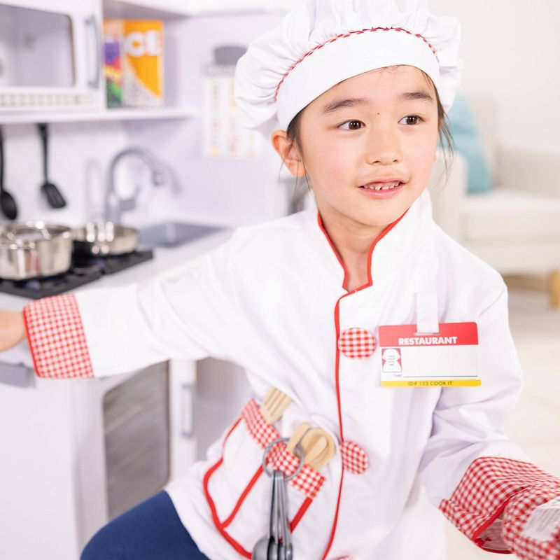 Melissa &#38; Doug Chef Role Play Costume Dress - Up Set With Realistic Accessories, 3 of 18