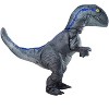 Rubies Adult Jurassic World Blue Velociraptor Inflatable Costume- One Size Fits Most - 3 of 4