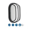 Progress Lighting Bulkheads 1-Light LED Wall/Ceiling Bulkhead, Aluminum, Black, Polycarbonate Shade - 3 of 3