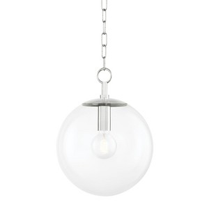 Mitzi Juliana 1 - Light Pendant in  Polished Nickel White Shade - 1 of 1