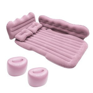 Unique Bargains Car Air Mattress Sleeping Mat Back Seat Bed 1 Set - 1 of 4