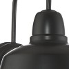 John Timberland Urban Barn Industrial Wall Light Sconce Black Hardwire 10" Fixture Gooseneck Arm for Bedroom Bathroom Vanity Reading Living Room House - 3 of 4