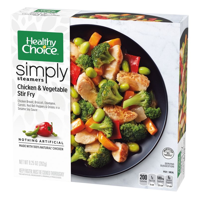 Healthy Choice Simply Steamers Frozen Chicken Vegetable Stir Fry - 9.25oz, 4 of 5
