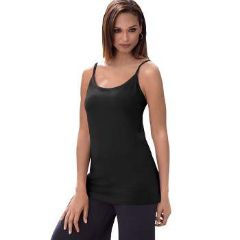 72 Pieces Sofra Ladies Poly Camisole Plus Size In D.grey - Womens Camisoles  & Tank Tops - at 