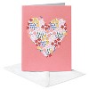 Carlton Cards 10ct Spring Floral Heart Stationery for Anyone: Botanical Greeting Card Pack, Multicolored, Vertical Fold - 4 of 4