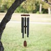 Woodstock Chimes Marble Wind Chime Satin Green Gold Vein 24" - 3 of 4