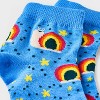 Women's Rainbow Snails Ankle Socks - Blue 4-10 - 2 of 2